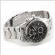 SEIKO（セイコー） スタイリッシュな、シルバー＆ブラック・カラー、ビジネスユース鉄板のクロノグラフウオッチ SNDC37P1 - 縮小画像2