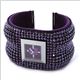 Swarovski（スワロフスキー） Elis Bangle Small（エリス・バングル）・ジュエリーウォッチ スワロフスキー・キラキラ・アメジスト・クリスタルメッシュ・バングルウオッチ 1091525 - 縮小画像2