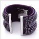 Swarovski（スワロフスキー） Elis Bangle Small（エリス・バングル）・ジュエリーウォッチ スワロフスキー・キラキラ・アメジスト・クリスタルメッシュ・バングルウオッチ 1091525 - 縮小画像3