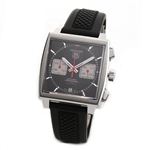 TAG HEUER（タグホイヤー） モナコ・オートマティック・クロノグラフウオッチ ラバーブレスレット CAW2114.FT6021