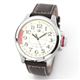 TOMMY HILFIGER（トミーヒルフィガー） ビッグリューズのメンズ・デイト・レザーストラップ・ウオッチ 1790...