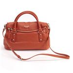 KATE SPADE（ケイトスペード） COBBLE HILL Small Leslie コブラヒル 2WAY ショルダー・ハンドバッグ ダークオレンジ PXRU2483 860 Tangerino