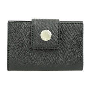 Bvlgari（ブルガリ） CLASSICO クラシコ 名刺入れ カードケース 型押しカーフ ブラック 22254 GRAIN／BLK