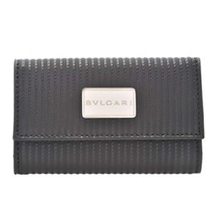 Bvlgari（ブルガリ） MILLERIGHE ミレリゲ 6連キーケース ブラック 25559 BLK