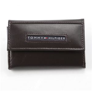 TOMMY HILFIGER（トミーヒルフィガー） CAMBRIDGE メンズ 6連キーケース ブラウン 94-5692 2 BROWN