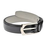 Bvlgari（ブルガリ） Arch buckle メンズ ベルト アーチバックル ブラック 31488 CALF BLACK