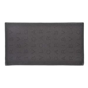 Bvlgari（ブルガリ） LETTERE レッタレ ロゴマニア ファスナー付 二つ折り 長財布 ブラック 31001 FAB／BLK