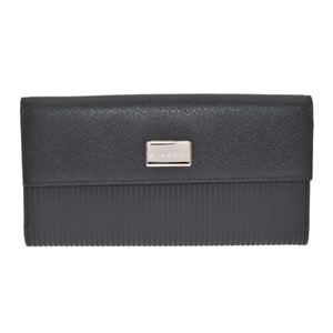 Bvlgari（ブルガリ） MILLERIGHE ミレリゲ Wホック 小銭入れ付 長財布 ブラック 25556 MILLERIGHE／BLK