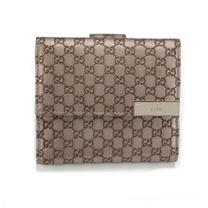 Gucci（グッチ） マイクログッチシマ DICE Wホック 二つ折り財布 シャンパンゴールド 257015 AW12G 9504