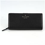 KATE SPADE（ケイトスペード） COBBLE HILL ZOEY コブラヒル ゾーイ パスケース付 二つ折り長財布 ブラック PWRU2588 1 Black