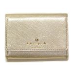 KATE SPADE（ケイトスペード） MIKAS POND Darla キーリング付き マルチケース（小銭・定期・カード入れ付き） ゴールド PWRU2079 711 Gold