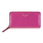 KATE SPADE（ケイトスペード） MIKAS POND LACEY ラウンドファスナー長財布 マゼンダピンク PWRU2076 670 VIVSNAPDRG