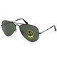 RayBan（レイバン） サングラス アビエーター ブラック／グリーン RB3025 L2823 （並行輸入品）クラシッ...