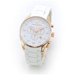 Emporio Armani（エンポリオ・アルマーニ） メンズ・ラバーストラップ・クロノグラフ・ウオッチ AR5919