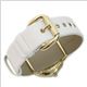 MARC BY MARC JACOBS（マークバイマークジェイコブス） レディス ホワイト＆ゴールドのレザーストラップウオッチ MBM1150 - 縮小画像2