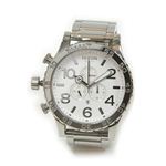 NIXON（ニクソン） THE 51-30 CHRONO（フィフティーワンサーティー・クロノ） 眩い耀きハイポリッシュ・メタリックシルバーが映えるモテ系ウオッチ【300m防水】【クロノグラフ】 A083-488
