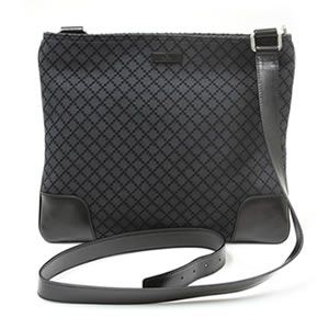 Gucci（グッチ） ディアマンテファブリック メッセンジャーバッグ クロスボディ ネイビー／ブラック 201446 FAG9N 1160