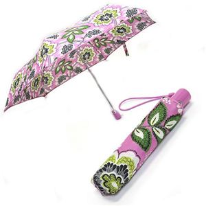 Vera Bradley（ヴェラブラッドリー） Umbrella ワンタッチ 折りたたみ傘 アンブレラ 12292 124 Priscilla Pink