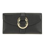 Bvlgari（ブルガリ） 三つ折り長財布 カーフレザー ブラック 33737 CALF／BLK