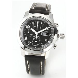 ジン メンズ 腕時計 103 Standard Chronograph 103 メンズ オートマチック クロノグラフ レザーストラップウオッチ 103.B.AUTO.POL.TY