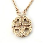 FOLLI FOLLIE（フォリフォリ） Heart4Heart Necklace ネックレス ゴールド 3N1T033RC