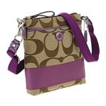 Coach（コーチ） ミニショルダーバッグ ポシェット カーキ／ライトパープル F47720 SKHPX