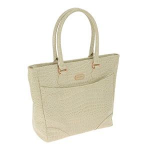 FOLLI FOLLIE（フォリフォリ） クロコ型押し ショルダー・トートバッグ PVCレザー ダークベージュ SB2P055WDI DBEG