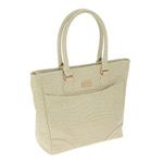 FOLLI FOLLIE（フォリフォリ） クロコ型押し ショルダー・トートバッグ PVCレザー ダークベージュ SB2P055WDI DBEG
