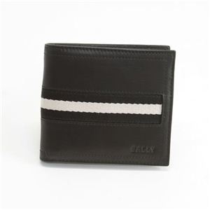 Bally（バリー） CALF 二つ折り財布（小銭入れ付） ブラック TYE 290 BLACK