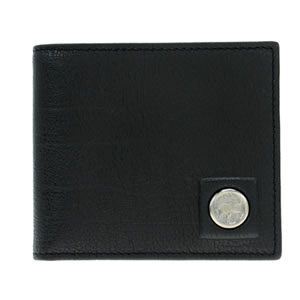 HUNTING WORLD（ハンティングワールド） TAHOE タホー 小銭入れ付 二つ折り財布 ブラック 575-1-233 BLK