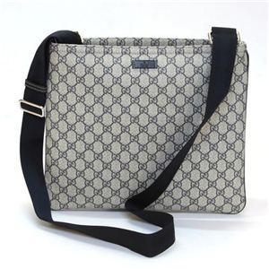 Gucci（グッチ） GGプラス メッセンジャーバッグ クロスボディ ベージュ／ネイビー 201446 KGDIN 4075