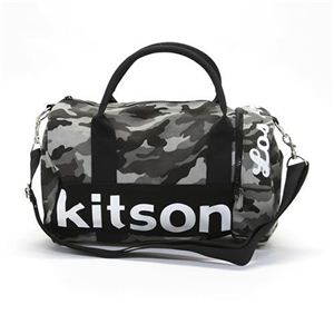 Kitson（キットソン） MINI DUFFLE ミニ ダッフル 2WAY ショルダー・ボストンバッグ 迷彩柄 ホワイトカモフラージュ／ブラック KHB0395