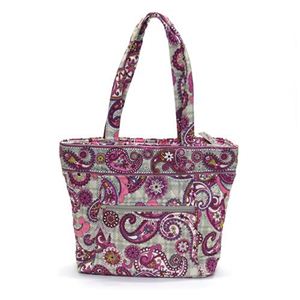Vera Bradley（ヴェラブラッドリー） Three-O Tote コットンキルティング ショルダー・トートバッグ 12474 128 Paisley Meets Plaid