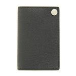 Bvlgari（ブルガリ） カードケース 名刺入れ 型押しカーフ ブラック 30093 GRAIN／BLK