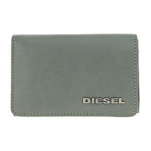 DIESEL（ディーゼル） カードケース 名刺入れ グレー X01261-PS777 T8081