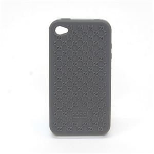 Gucci（グッチ） マイクロGGシリコン iPhone4／4S専用・ラバーケース アイフォン・カバー グレー 272401 J1400 1320