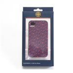 TORY BURCH（トリーバーチ） LOGO LATTICE B iPhone4／4S 専用ケース ハードカバー レッド系 41129028 673 PINK MULTI