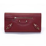 Balenciaga（バレンシアガ） CLASSIC MONEY クラシックマネー 二つ折り長財布 ルージュレッド 163471 AZK03 6453 ROUGE