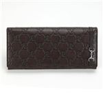 Gucci（グッチ） グッチシマ ホースビット 二つ折り長財布 ブラウン 245775 AA61N 2019