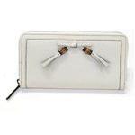 Gucci（グッチ） BELLA ベラ バンブーリボンタッセル付 ラウンドファスナー長財布 ミスティックホワイト 308000 A7M0G 9022