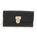Michael Kors（マイケルコース） HAMILTON LG FLAP ハミルトン 二つ折り長財布 ブラック 32F1GHMF3L BLACK