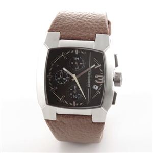 DIESEL（ディーゼル） レザーストラップのクロノグラフウオッチ DZ4276