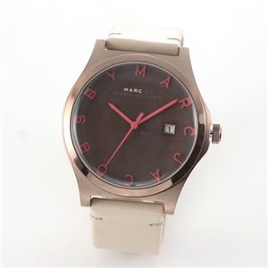 MARC BY MARC JACOBS（マークバイマークジェイコブス） ブロンズ＆ヌーディーベージュのドレッシーなカラー使いのレザーストラップ・ウオッチ MBM1215