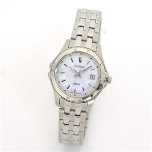 SEIKO（セイコー） 逆輸入モデル ダイヤルにホワイトシェルをあしらったラグジュアリーなレディス・ウオッチ SXDE09