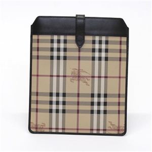 Burberry（バーバリー） HAYMARKET タブレットケース クラシックチェック×ブラック 3854014 BLACK