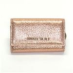 Jimmy Choo（ジミーチュウ） ネプチューン グリッターレザー 6連キーケース ブラッシュ NEPTUNE-GLE BLUSH