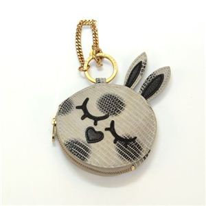 MARC BY MARC JACOBS（マークバイマークジェイコブス） Embo Lizzie Dots Katie リザード調型押し＆ドット ウサギモチーフ コインポーチ マルチカラー M3123476 81116 ORCHA BLACK MULTI