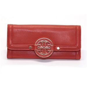 TORY BURCH（トリーバーチ） AMANDA アマンダ 二つ折り長財布 レッド系 41129040 614 FLAME RED