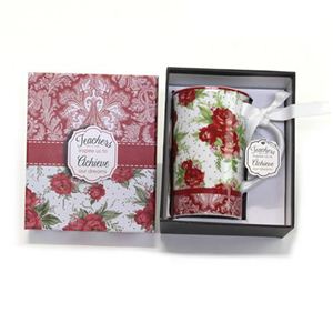 Jessie Steele（ジェシースティール） キュートなマグカップ 360ml 「Teacher」 Red Cottage Rose 49035