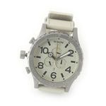 NIXON（ニクソン） THE 51-30 CHRONO LEATHER（フィフティーワンサーティー・クロノ・レザー） オフホワイトのボーンカラー A124-656